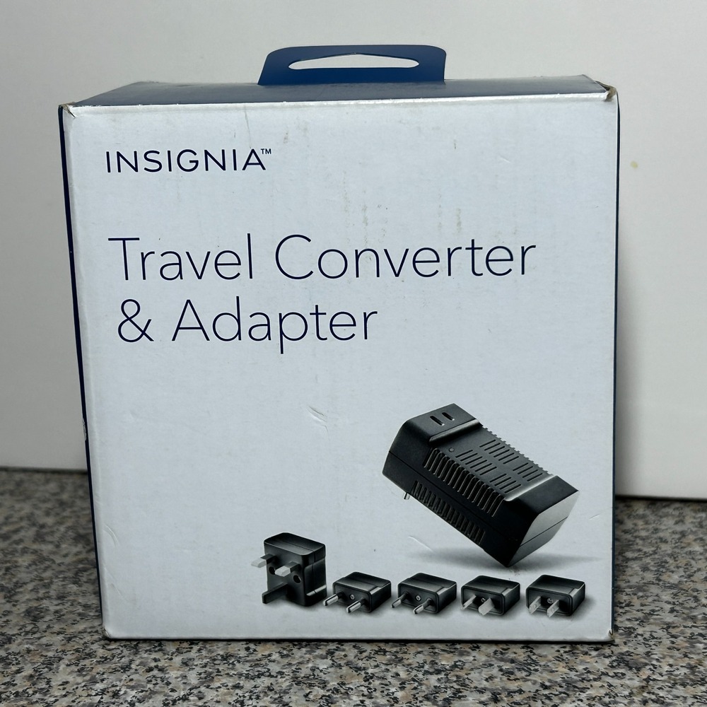 Insignia Travel Converter & Adapter‎ - Black - Complete With 5 Adapters